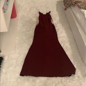 Lulus Maroon Maxi Dress
